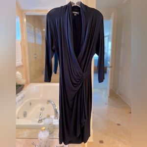 Karen Kane Wrap Dress, Black, Size Large, Worn Once
